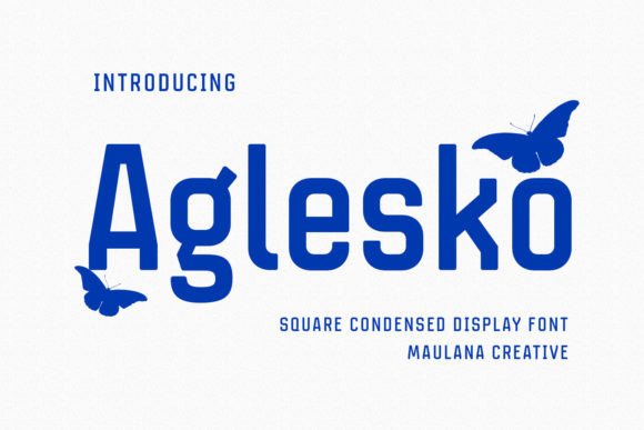 Aglesko: The Modern Display Typeface That Elevates Small Business Branding