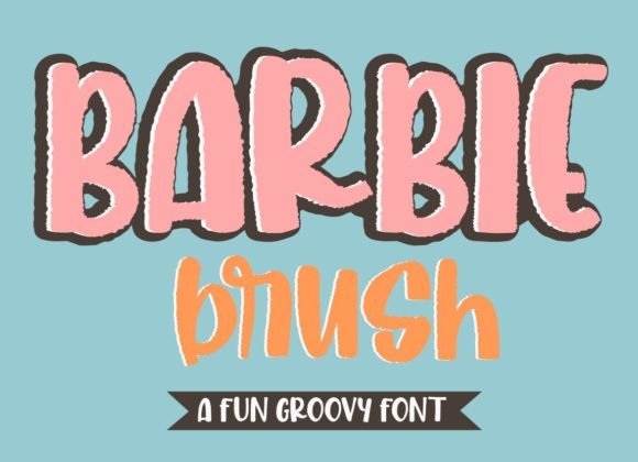 Barbie Brush: A Bold Display Typeface for Editorial Design