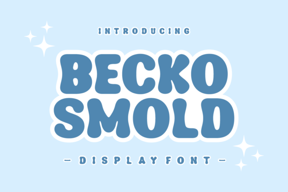 Becko Smold: A Playful Display Font for Bold Brand Identity