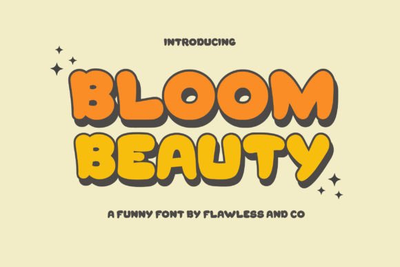 Bloom Beauty: The Playful Typeface That Elevates Small Business Branding
