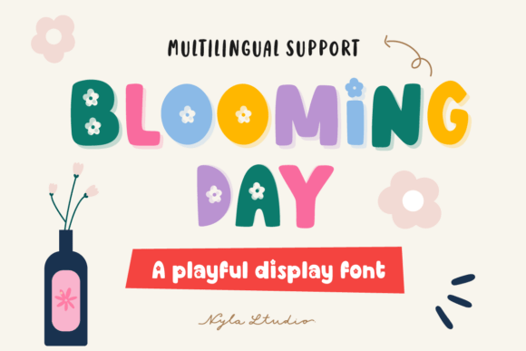 Blooming Day: The Playful Typeface That Elevates Campaign Visuals
