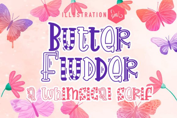 Butter Fludder: The Playful Display Font for Whimsical Brand Identity