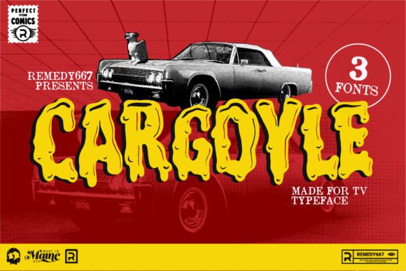 Cargoyle: The Ultimate Horror Display Font for Branding