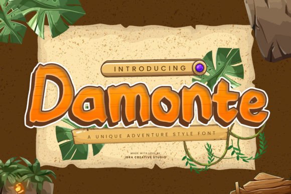 Damonte: The Adventure-Ready Display Font for Bold Campaigns