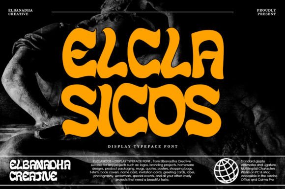 Elclasico: The Premium Display Typeface for Bold Brand Identity