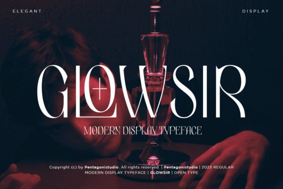 Glowsir: The Modern Display Typeface for Handmade Creators