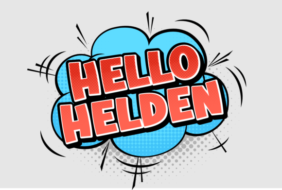 Hello Helden: The Bold Display Font for Handmade Product Labels
