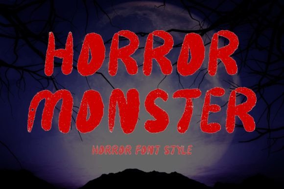Horror Monster: A Scary Display Font for Bold Branding