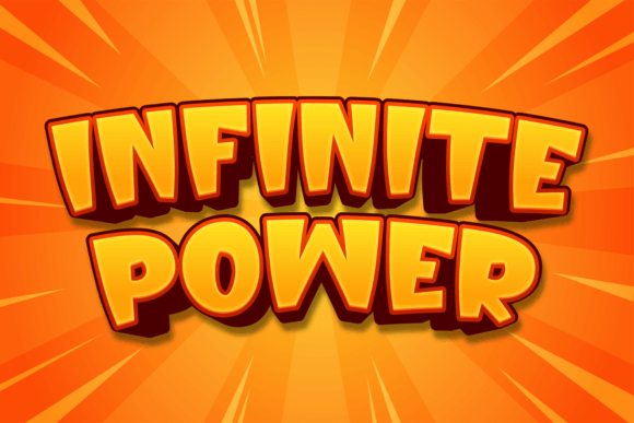 Infinite Power: The Bold Display Font for Scroll-Stopping Campaigns