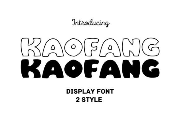 Kaofang: The Modern Display Typeface for Digital Design