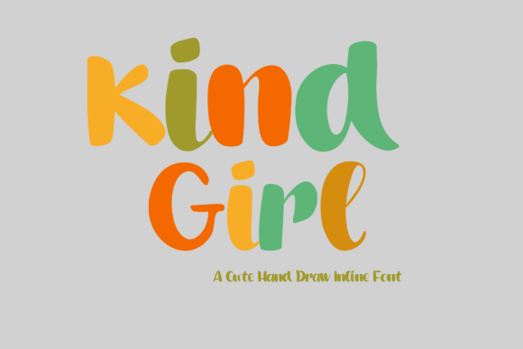 Kind Girl: A Handwritten Display Font for Playful Branding