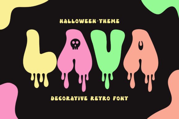 Lava: A Spooky Display Font for Retro Web Design