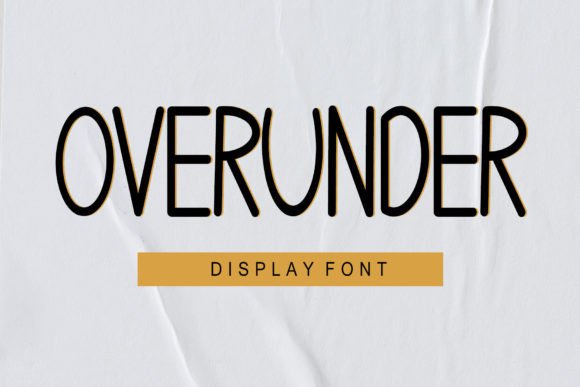 Overunder: A Designer's Verdict on This Bold Display Typeface