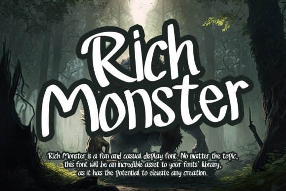 Rich Monster: The Display Font That Elevates Digital Brand Identity