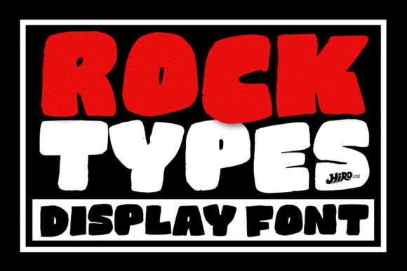 Rocktypes: A Bold Display Typeface for Digital Branding
