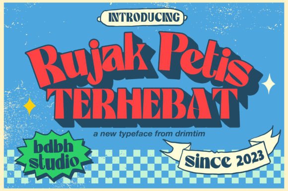 Rujak Petis: The Perfect Display Font for Memorable Branding