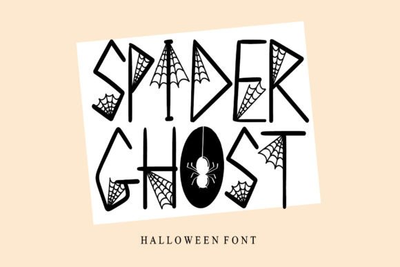 Spider Ghost: The Perfect Halloween Display Font for Small Business Branding