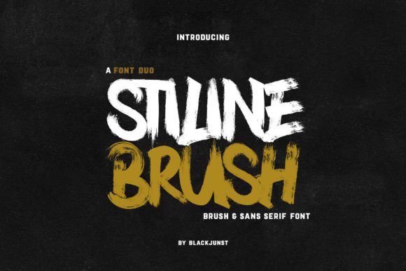 Stiline Brush: A Modern Display Typeface for Creative Brands