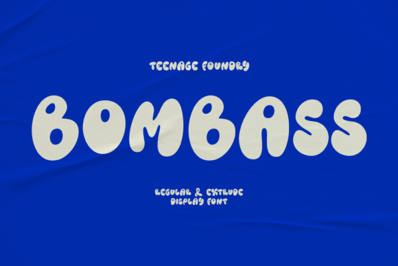 Tf Bombass: The Groovy Display Font for Bold Brand Identity